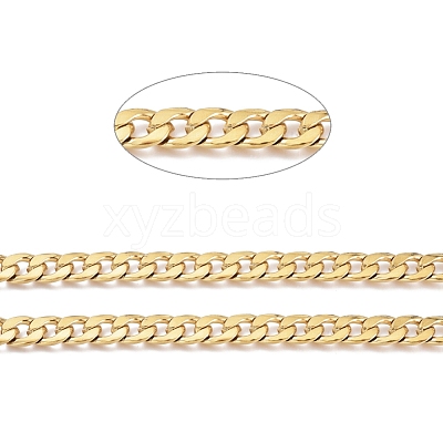 Ion Plating(IP) 304 Stainless Steel Cuban Link Chains CHS-D032-02G-1