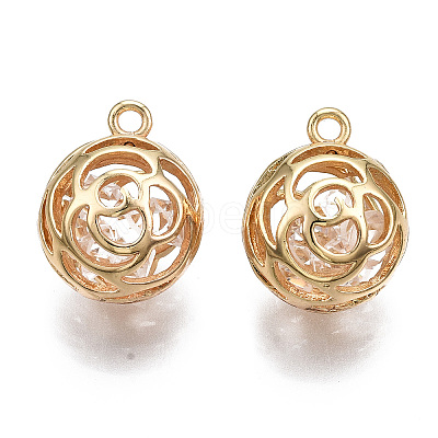 Brass Pendants KK-S356-393-NF-1