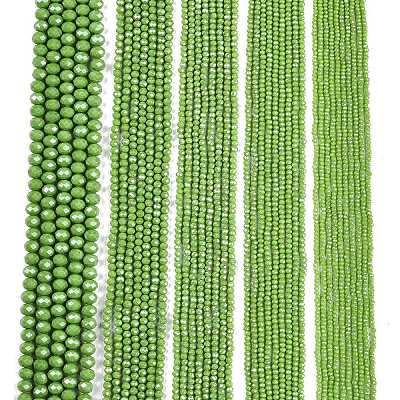 Electroplate Glass Beads Strands LS-EGLA-A044-P8mm-A30-1