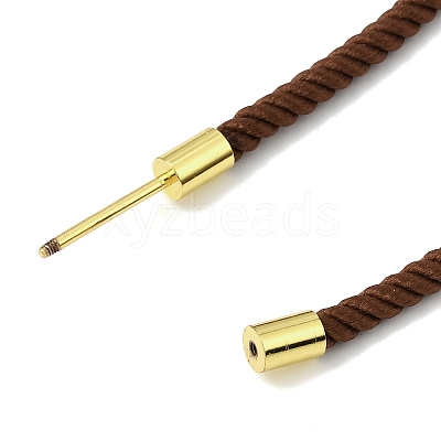 3MM Round Nylon Milan Cord Necklaces Making BJEW-H642-01G-1