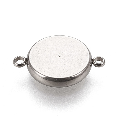Tarnish Resistant 304 Stainless Steel Links Connectors Settings STAS-K202-02E-P-1