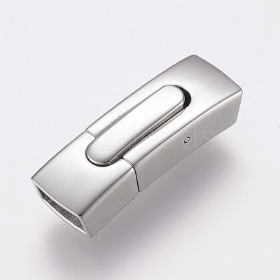 Tarnish Resistant 304 Stainless Steel Bayonet Clasps STAS-F122-39P-1