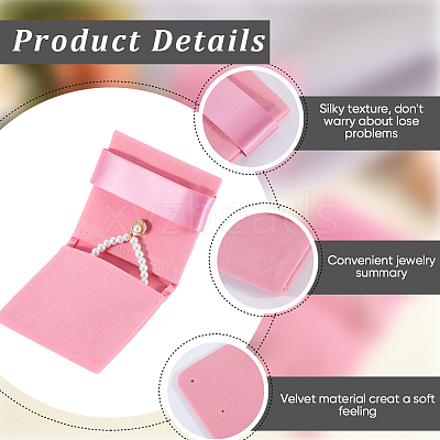 3Pcs Rectangle Velvet Envelope Packing Pouches TP-BBC0001-10B-1