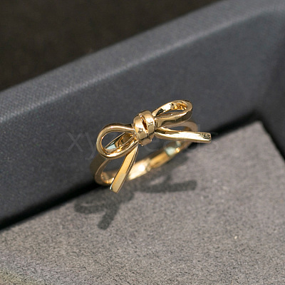Bowknot 925 Sterling Silver Finger Rings for Women FS-WGCDFEC-01-1