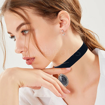 4Pcs Velvet Ribbon Choker Necklaces NJEW-SC0001-70A-1