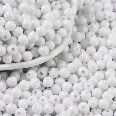 Opaque Acrylic Beads SACR-A007-01C-17-1