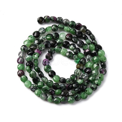 Natural Ruby in Zoisite Beads Strands G-F785-A01-01-1