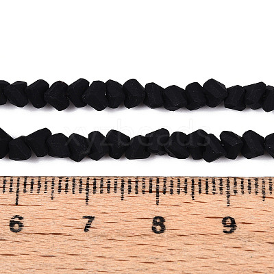 Frosted Opaque Glass Beads X1-GLAA-N017-4mm-01-1
