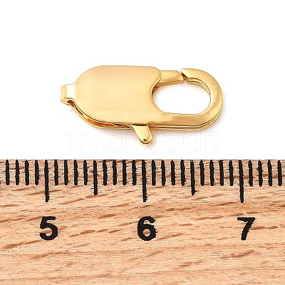 Brass Clasps KK-D407-19G-C-1