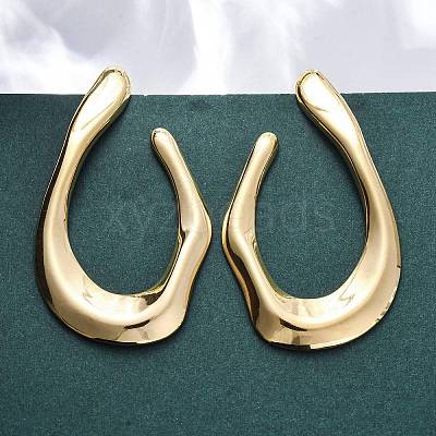 304 Stainless Steel Teardrop Stud Earrings EJEW-B108-13G-1