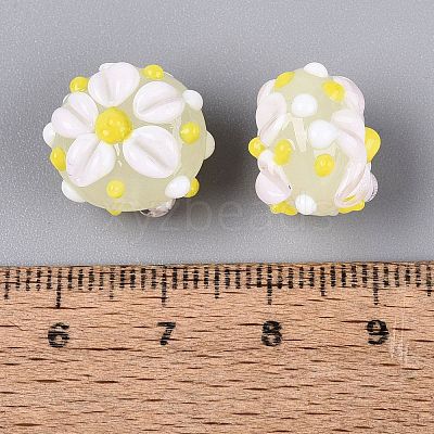 Handmade Lampwork Enamel Beads LAMP-Z020-05-1