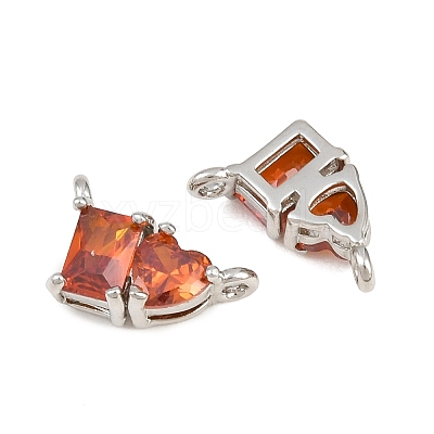 Brass Pave Cubic Zirconia Charms CU-CBA6A75-04P-11-1