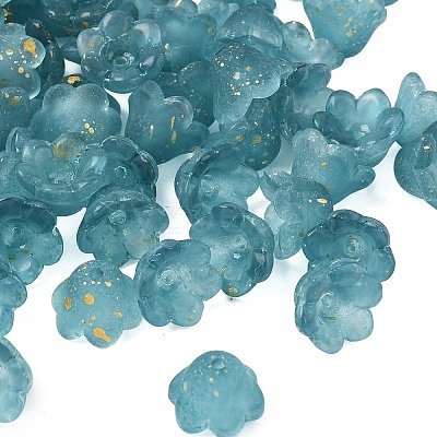 Frosted Glass Bead Cap FGLA-C001-01A-1