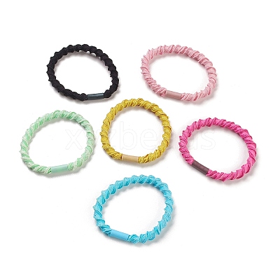 Nylon Elastic Hair Ties OHAR-G015-15-1