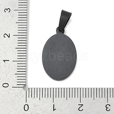 Ion Plating(IP) 304 Stainless Steel Pendants STAS-H356-07B-1