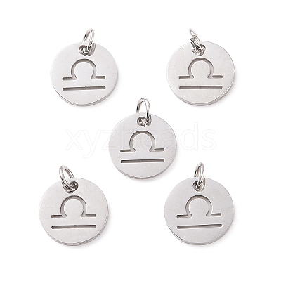 Non-Tarnish 304 Stainless Steel Charms STAS-Q201-T445-7S-1