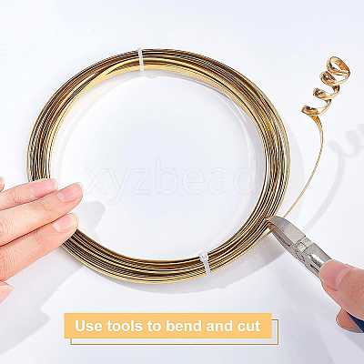 Half Round Brass Wire for Jewelry Making CWIR-WH0003-02-A-1