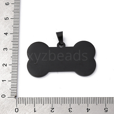 Ion Plating(IP) 304 Stainless Steel Pendants STAS-I140-07B-B-1