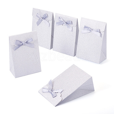 Rectangle Glitter Paper Gift Bags CARB-TAC0002-05B-1
