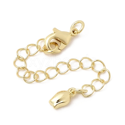 Brass Chain Extender KK-G546-03LG-1