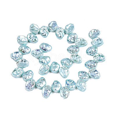 ABS Plastic Imitation Pearl Beads Strands KY-N015-16-A02-1