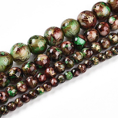 Baking Paint Glass Beads X1-DGLA-N003-4mm-B07-1