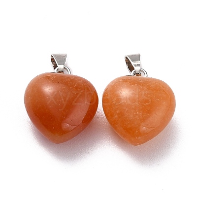 Natural Red Aventurine Pendants G-I311-A30-1
