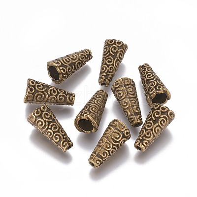 Tibetan Style Alloy Bead Cap TIBE-L003-005AB-NF-1