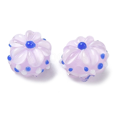 Handmade Lampwork Enamel Beads LAMP-Z020-05D-1