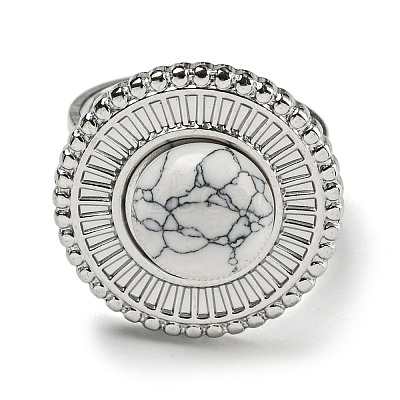 304 Stainless Steel Open Cuff Rings RJEW-C079-16P-01-1