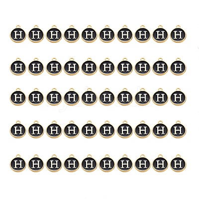 Golden Plated Alloy Charms ENAM-SZ0001-25B-H-1