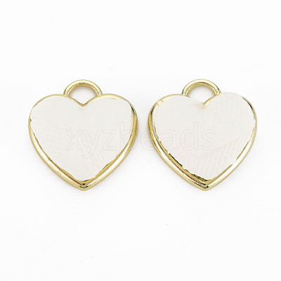 Light Gold Plated Alloy Pendants PALLOY-N154-31A-NR-1