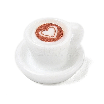 Resin Coffee Miniature Ornaments DOLL-P002-A03-1