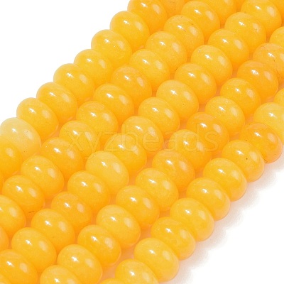 Dyed Natural White Jade Beads Strands G-G107-A15-01-1