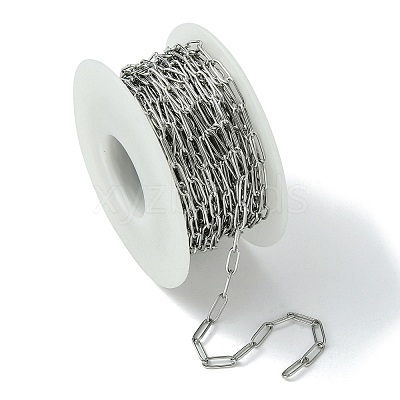 Non-Tarnish 304 Stainless Steel Chains CHS-G017-07P-1