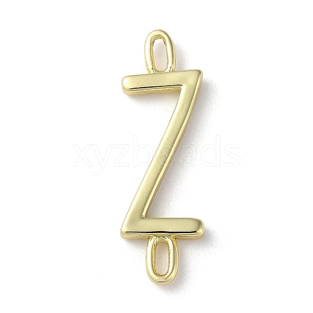 Rack Plating Brass Connector Charms KK-P245-07G-Z-1