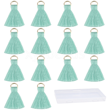 SUNNYCLUE 100Pcs Polycotton(Polyester Cotton) Tassel Pendant Decorations FIND-SC0002-38A-1