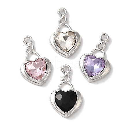 Heart Rack Plating Alloy Pendants FIND-I039-32P-1