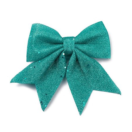 Glitter Cloth Bowknot Pendant Decoration DIY-I112-01D-1