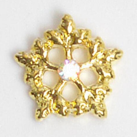 Alloy Crystal Rhinestone Cabochons MRMJ-WH0068-45G-RS-1