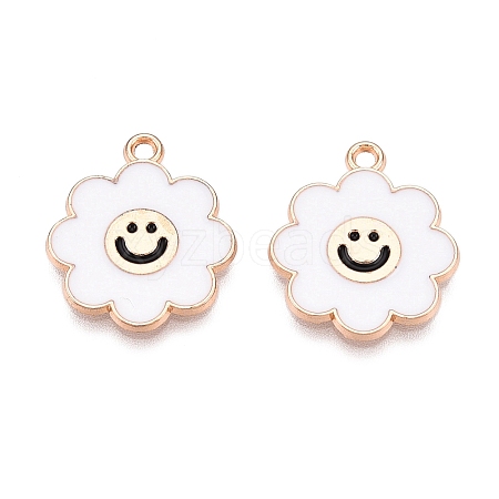 Alloy Enamel Pendants ENAM-T020-55B-1