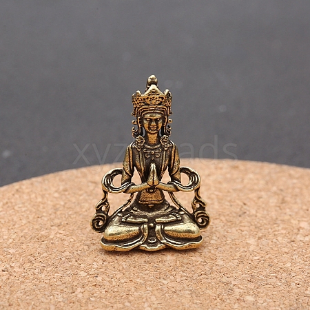 Brass Buddha Statue Display Decoration PW-WG9F82B-03-1