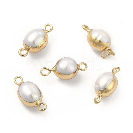 Natural Pearl Connector Charms LS-PEAR-P004-50G-1