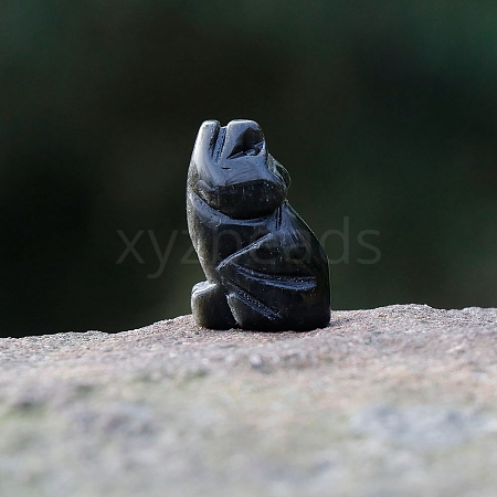 Natural Obsidian Carved Figurines PW-WG5B935-14-1