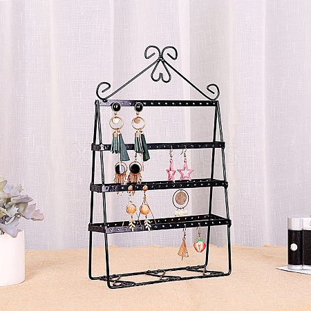 4-Tier Iron Earring Display Stands PW-WG33452-01-1