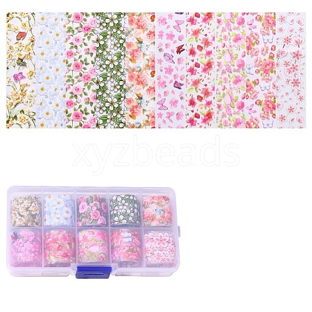 10rolls Nail Art Transfer Stickers MRMJ-R090-65B-1