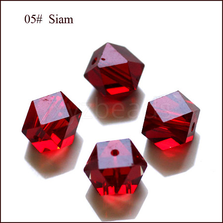 Imitation Austrian Crystal Beads SWAR-F084-4x4mm-05-1