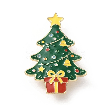 Christmas Enamel Pins JEWB-B028-01G-05-1