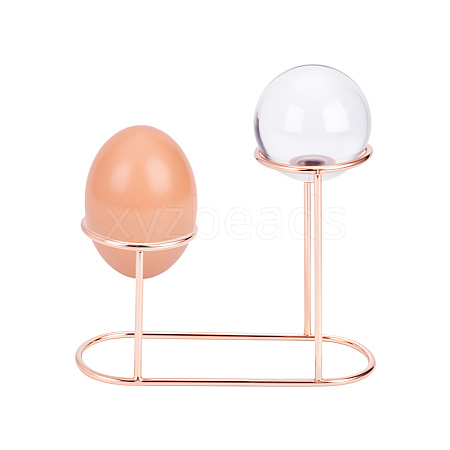 Alloy Crystal Ball Holders ODIS-WH0106-18RG-1