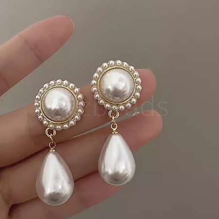 Alloy Plastic Stud Earrings for Women WGC0511-20-1